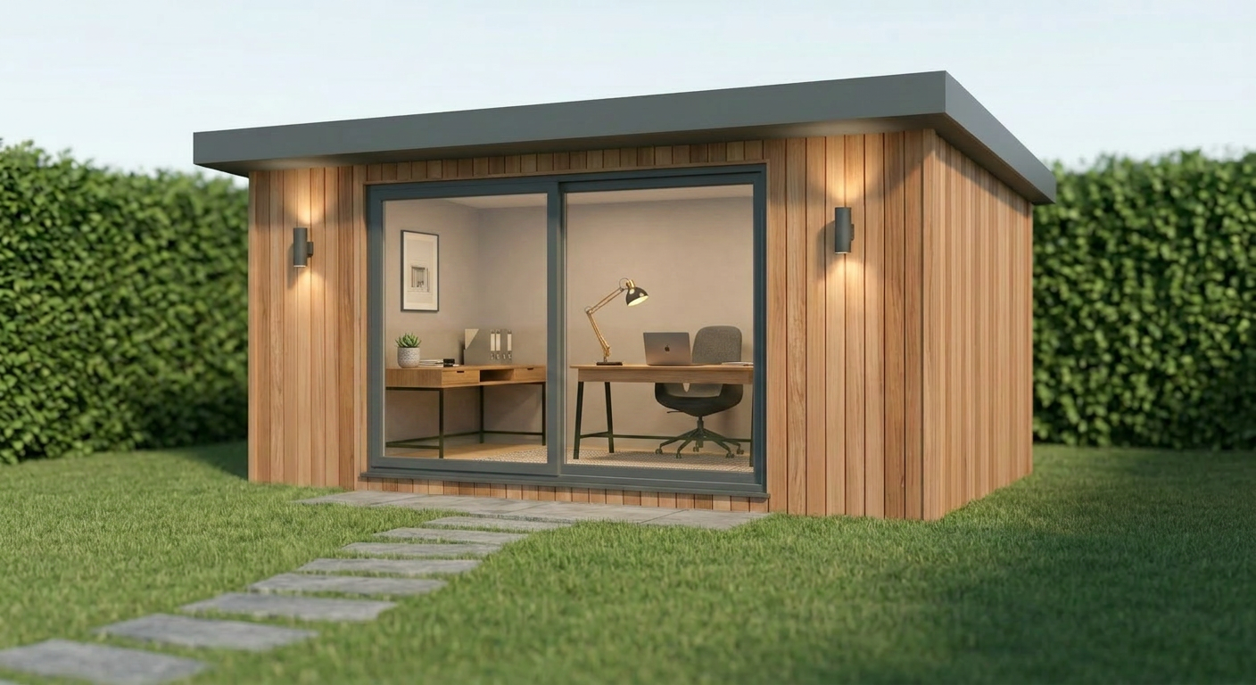 Bespoke garden room by Green Apple